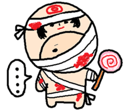 Halloween of Atsuko and my company sticker #12956534