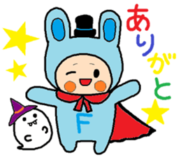 Halloween of Atsuko and my company sticker #12956538