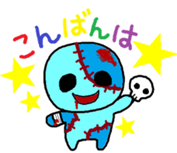 Halloween of Atsuko and my company sticker #12956544