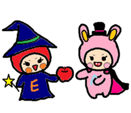 Halloween of Atsuko and my company sticker #12956546