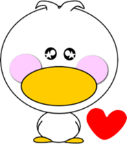 Day cute duck4 sticker #12956938