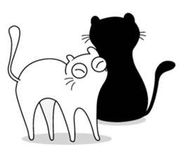 Charcoal and Snow sticker #12957198