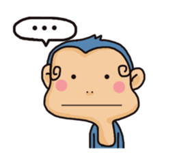 brave baby mokey sticker #12957375