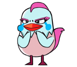 Chicken couple sticker #12957610