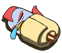 Chicken couple sticker #12957613