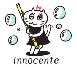 Classicat 2 - cantabile cats sticker #12958079