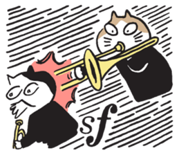 Classicat 2 - cantabile cats sticker #12958091