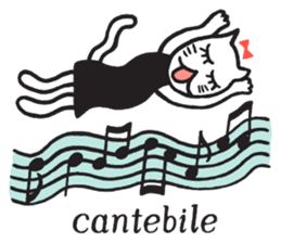 Classicat 2 - cantabile cats sticker #12958102
