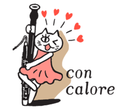 Classicat 2 - cantabile cats sticker #12958107