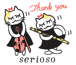 Classicat 2 - cantabile cats sticker #12958114