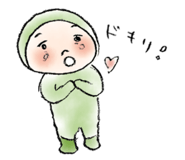 Matcha baby (Modified version2) sticker #12958127
