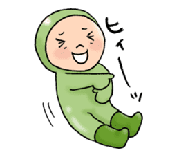 Matcha baby (Modified version2) sticker #12958130