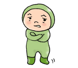 Matcha baby (Modified version2) sticker #12958131