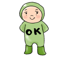 Matcha baby (Modified version2) sticker #12958152