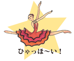 Crazy about Ballet sticker #12958282