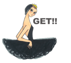 Crazy about Ballet sticker #12958301