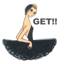 Crazy about Ballet sticker #12958301