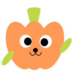 pumpkin and friend sticker