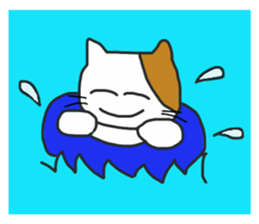 Yukichi's cat sticker #12959193