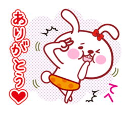 Probably it is a pretty rabbit. sticker #12959280