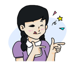 elementary school story sticker #12959600