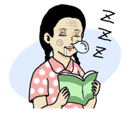 elementary school story sticker #12959624