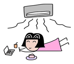 Feelings girl sticker #12959848