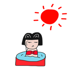 Feelings girl sticker #12959852