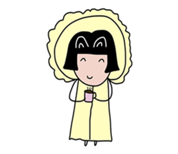 Feelings girl sticker #12959867