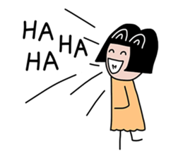 Feelings girl sticker #12959873