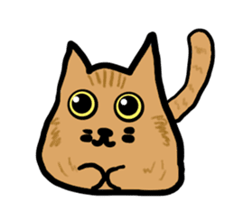Cat speaking German sticker #12960197