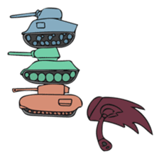 Cute Cute Tanks "more" sticker #12960889