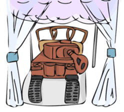 Cute Cute Tanks "more" sticker #12960912