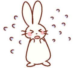 Cute rabbit use Honorific sticker #12961760