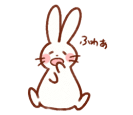 Cute rabbit use Honorific sticker #12961783