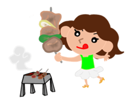 Samba dancer Maria sticker #12962326