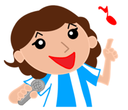 Samba dancer Maria sticker #12962330