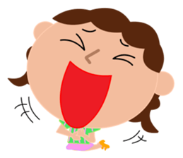 Samba dancer Maria sticker #12962340