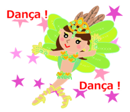 Samba dancer Maria sticker #12962344
