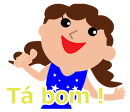 Samba dancer Maria sticker #12962348