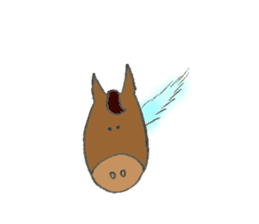 Horse's name is Ichiyama sticker #12963422
