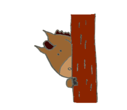 Horse's name is Ichiyama sticker #12963425