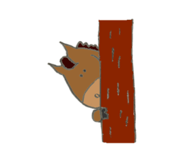 Horse's name is Ichiyama sticker #12963425