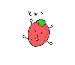 Vegetables and fruits 1 sticker #12964472