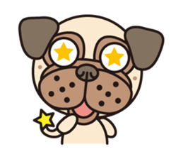 Love Pug World sticker #12964759