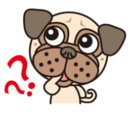 Love Pug World sticker #12964763