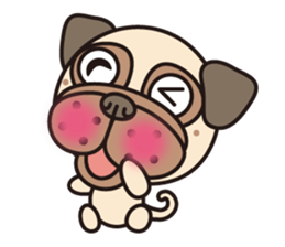 Love Pug World sticker #12964764