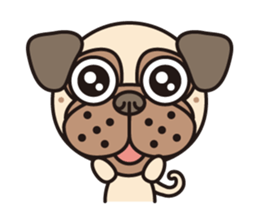 Love Pug World sticker #12964765