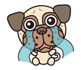 Love Pug World sticker #12964767