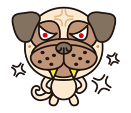 Love Pug World sticker #12964769